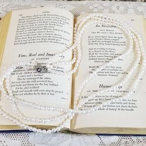 {nwt} Cultured Saltwater Pearl Statement Necklace